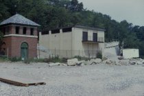 Looking northwest at new NSSD pump station under construction